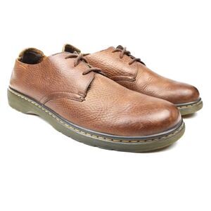 Dr. Martens Bexley 3-Eye Softwair Full Grain Leather Derby Shoes Brown Normcore